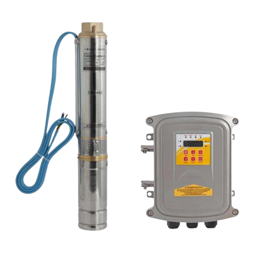 Bomba Sumergible Solar (1500W, 110VDC, Entrada: 60-135V, V.E Max 180V)