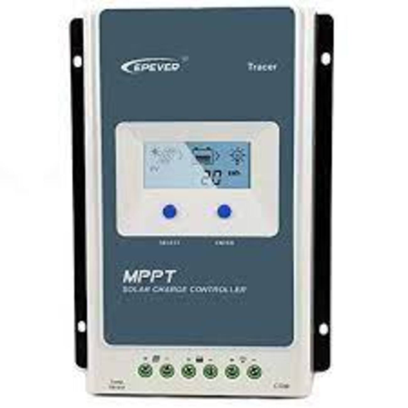 Controlador Cargador solar, MPPT,12/24V, 40 Amp, PV 100v, 520W(12V), 1040W(24V)