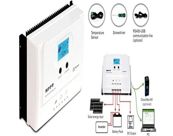Controlador MPPT 50A, 12V, 24V, auto, potencia 1300W/24V, Entrada 150V DC