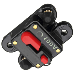 EL55-040  Cortacircuito tipo fusible, 100A, 12V-48V DC, con Reset
