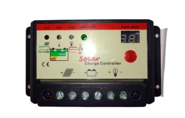 Controlador Solar 20 Amp, PWM, 12/24V, Timer Inteligente