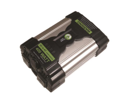 Inversor 400W, 12VDC x 110AC, OM, Puerto USB 5V 2,1A