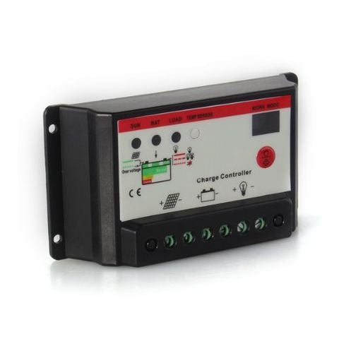 Controlador Solar 30 Amp, PWM, 12/24V, Timer inteligente, Foto Sensor Para Iluminación